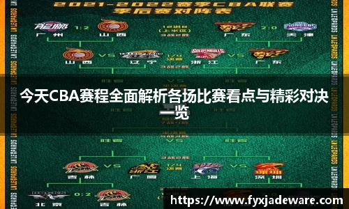 今天CBA赛程全面解析各场比赛看点与精彩对决一览